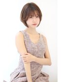 【20代30代40代50代グレーベージュ前髪パーマレイヤーロング】