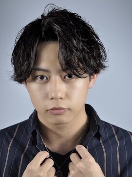 プレミアムバーバー 原宿店(PREMIUM BARBER produce by HIRO GINZA) 波巻き/ハイライト/マッシュパーマ/ウルフ/フェード/束感