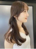 大人可愛い憧れ韓国くびれヘア/顔まわりカットレイヤーカット