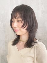 アイティーバイアルバム 北千住店(IT by ALBUM)&nbsp;ウルフグレージュ_エアリーロングピンクブラウン_ba471881