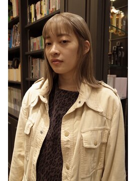 ナビッジ(NABIGE) 外ハネボブのハイトーンベージュ