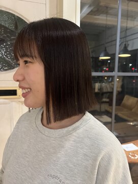 ミラコ(milaco) 切りっぱなしボブ