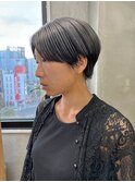 アンブレラカラー、ハイライト、ハンサムショート、ブリーチ