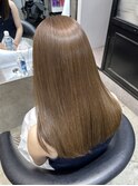 艶髪　シアーベージュ　シアーグレージュ　ミルクティーカラー