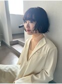 ボブパーマ/ボブヘア/ミニボブ/ワイドバング/くせ毛カット