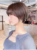 メルティカラー似合わせカットマロンベージュ_ba454653