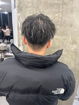 メンズサロン キング 梅田店(Men’s salon K!ng)&nbsp;波巻きツイストスパイラルパーマ/フェザーパーマ/眉毛/メンズ