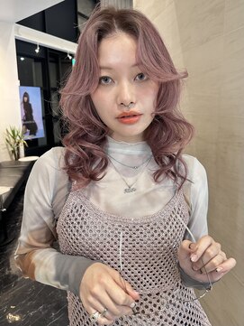 シェノン 表参道(CHAINON) 春先取りピンクカラー