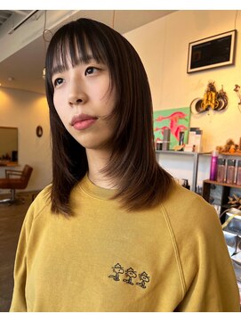 ヌニル(nunill) 伸ばし中でもイメチェン！？【顔周りのレイヤー】20代30代40代