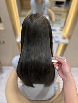 プアメリア 名古屋(Puamelia) オリーブグレージュ/オリーブベージュ/髪質改善/ケアカラー