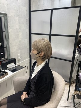 イーズ バイ インス(Yeeee.s by INCE) 白髪ぼかし/白髪改善カラー/ショート/透明感カラー/脱白髪染め