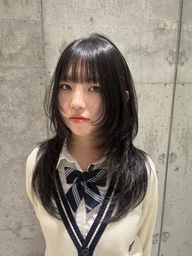 ロンドルピナス 小倉(Lond Lupinus) ブルーブラック/ワイドバング/美髪のススメ/外ハネボブ/北九州