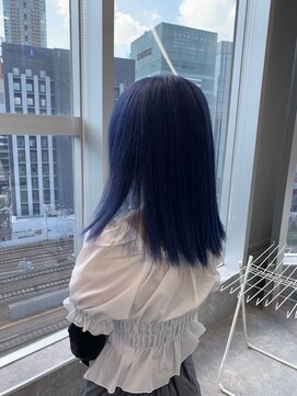 ヘアーテラスエム 奈良店(hair terrace M) 【ブルー】【ボブ】
