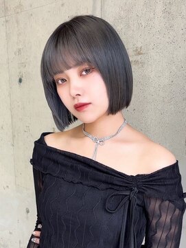 ロンドローズ 名古屋(Lond damaskRose) ダブルカラー ブリーチ 名駅 韓国 ボブ 髪質改善 縮毛矯正