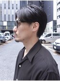 メンズヘア メンズストレート メンズセンターパート