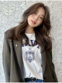 ロング×レイヤーカット×ハイライト