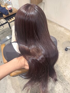 ラボヌールヘアーパルフェ 大宮西口店(La Bonheur hair parfait) 暖色カラー/ピンクラベンダー/レイヤーカット/韓国ヘア