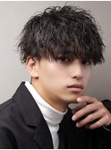マッシュヘア/波巻きパーマ/men's/スパイラルパーマ