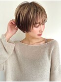 20代30代◎韓国風ショートハイライト×透け感アッシュp越谷