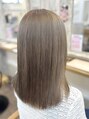 セブンルックス モカ 宇都宮鶴田店(7LOOKS mocha)&nbsp;ブリーチ必須,くすみ感のあるミルクティーベージュ♪1番人気ヘア