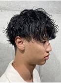 ツイストスパイラル 波巻きスパイラル ツーブロック