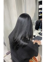 ピンク バイ アンジェリカ 瓢箪山店(PINQ by ANGELICA) #PINQ#ブルーブラック#レイヤーカット