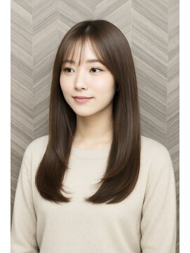 アンド ラル(AND LALU) 髪質改善DDKトリートメント＋カラーでサラサラツヤツヤ