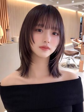 サンド 名古屋(sand) 韓国風/インナーカラー/縮毛矯正髪質改善/顔まわり/レイヤー