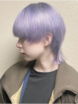 モリオフロムロンドン 原宿本店(morio from London) 【morio原宿】ダブルカラーパープルカラー