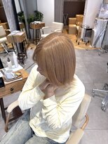 エッセ 大阪梅田茶屋町店(esse) 【梅田/U24】ケアブリーチで艶々ミルクティーベージュ