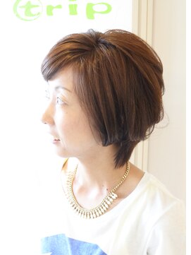 トリップ ヘアメイク(trip) くびれショートボブ