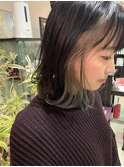 ハイコントラストインナーでオシャレにバイカラー