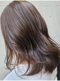 レイヤーミディ×くすみ感グレージュ