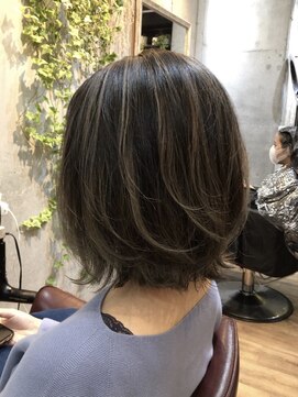 ロダット 横浜(LODAT by little) コントラストハイライト×フォギーベージュ【LODAT横浜】