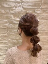 セットサロンフレア&nbsp;ヘアセット/ボブルフ/ショコラベージュ/カール/ベビーバング