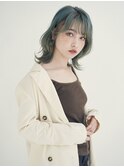 ボブ/カーキグレージュ/マッシュショート/大人かわいい[新宿駅]