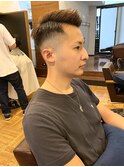 【IRIE HAIR赤坂】スキンフェードカット×七三分け