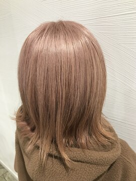 アフロディアンブランシュ(AphrodiaN branche) 20代30代40代 ハイトーンカラー[ベビーピンク/ニュアンスカラー]