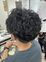 アジールヘア 所沢プロペ通り店(agir hair) 前下がりマッシュ×スパイラルパーマ