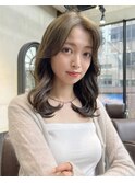 MINX川上　センターパート＋内巻きロング