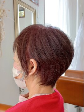 ラグラスヘア(LAGRAS HAIR) 大人ピンクのスッキリショート☆