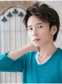 ワイルドアップバングの春パーマニュアンスショートT上尾