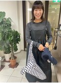 ワイドバングと切りっぱなし