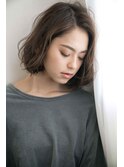 ★くびレイヤーエモージュグレージュカラーショート