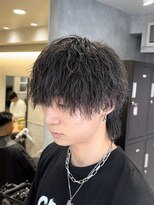 レイズ 名古屋(RAYS) ツイストスパイラルパーマ残り無造作マッシュウルフ h