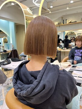 ロンドソレイユ 池袋(Lond soleil) ボブ/前髪カット/レイヤーカット×ケアブリーチ/デザインカラー