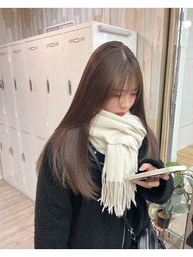 ネウィ 国分寺(newi) ロングレイヤー/美髪スタイル/髪質改善/フォギーベージュ