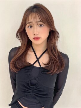 アース コアフュールボーテ 松本庄内店(EARTH coiffure beaute) ナチュラルブラウン_くびれ_レイヤー_アドミオ_イルミナ