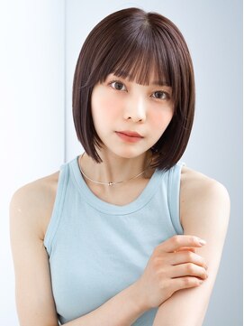 レノラ 本町(LENORA) 20代30代大人かわいいナチュラル暗髪エアーストレートヘア