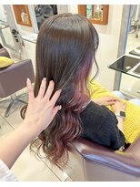 ノット 成田公津の杜(Knot)&nbsp;イヤリングカラー×巻き髪 stylistすずか
